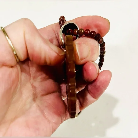 Carved Chinese Jade Pendant Necklace | Sterling Silver | Prosperity Symbol - Picture 12 of 14